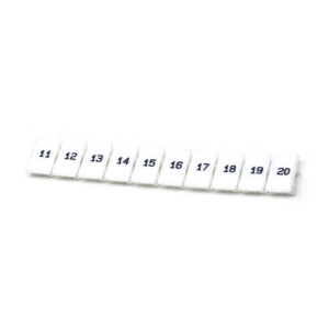 MT6/H-11-20, Комплектующие для клеммных колодок Tag 6mm Hrz, 11-20 Sold by Pack of 100