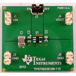 TPS70933EVM-110, Средства разработки интегральных схем (ИС) управления питанием TPS70933 Eval Mod