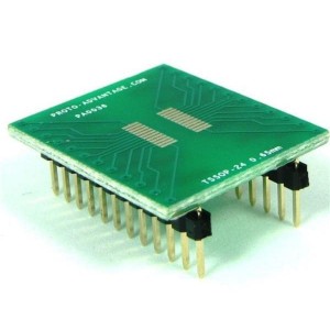 PA0036, Панели и адаптеры TSSOP-24 to DIP-24 SMT Adapter