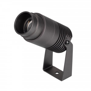 Светильник ALT-RAY-ZOOM-R52-8W Warm3000 (DG, 10-40 deg, 230V) 028076, Уличный светодиодный прожектор, мощность 8Вт, регулируемый угол освещения 10-40°. Цвет ТЕПЛЫЙ 3000К, световой поток для угла 10° 240 для угла 40° 420лм. Влагозащищенный корпус IP67 - темно-серый алюминий, экран из закаленного стекла.