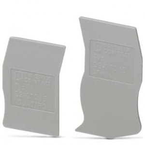 3205200, Комплектующие для клеммных колодок DS-QTC 1.5 END COVER, GRAY