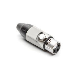 AX3F8M, Разъемы XLR 3P SOCKET F PLUG GREY MARK SLEEVE