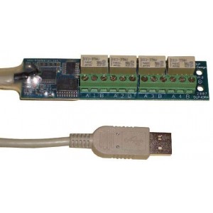 DLP-IOR4, Другие модули RELAY MOD 4 LATCHING RELAYS USB A CBL 6'