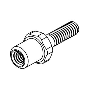 HDB-508808-000, Прямоугольные соединители стандарта Mil THREADED BOSS 0.250 STICKOUT