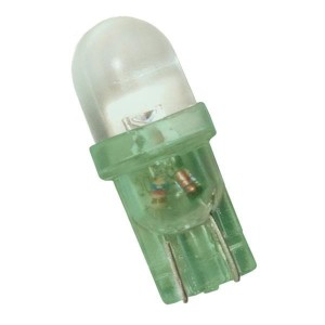 LE-0509-02G, Светодиодные лампы - Светодиоды с цоколем Grn 525nm 24V Wedge Base LED Lamp