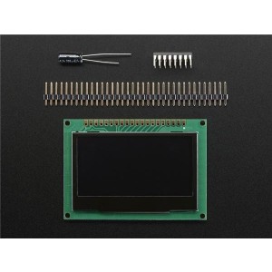 2719, Средства разработки визуального вывода Monochrome 2.42 128x64 OLED Graphic Display Module Kit