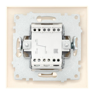 Валенсия выключатель 1-кл. 10А кремовый проходной PROxima EWV10-025-20