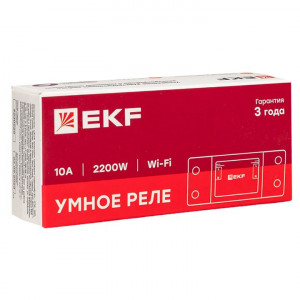 Умное реле 10А Wi-FI EKF Connect