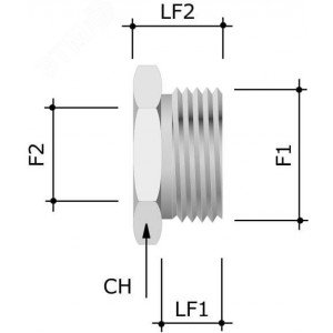 Розетка кабельная IP44 16A 2P+E 230V DIS3131643