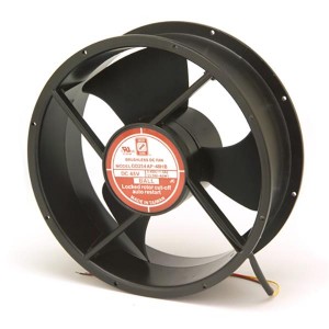 OD254AP-48HB, Вентиляторы постоянного тока DC Fan, 254x89mm, 48VDC, 480CFM, 39dBA, Ball Bearing, Wire Leads