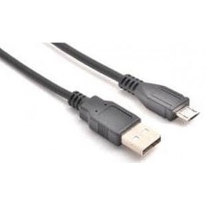 ES-UB1-100-BK, Кабели USB / Кабели IEEE 1394 USB 2.0A to Micro B Cable 1M Blk Nylon