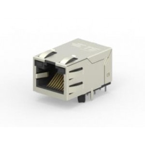 2301994-1, Модульные соединители / соединители Ethernet 10/100 1X1 INV. 1.90 mm Pin