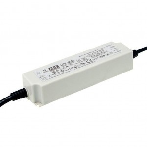 LPF-60D-48, AC/DC LED CC, 60Вт, вход 90…305В AC, 47…63Гц /127…431В DC, выход 28.8…48В/1.25A, ККМ, изоляция 3750В AC, в кожухе 162.5х43х32мм, -40…+80°С, IP67, димминг