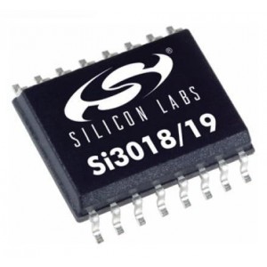 SI3019-F-FS, ИС телекоммуникационных интерфейсов Si3050 Enhanced Global Voice DAA Line-Side - lead-free