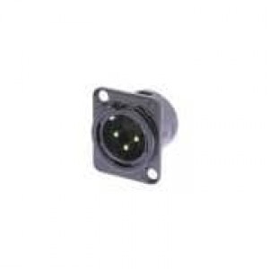 NC3MD-L-B-1, Разъемы XLR 3C MALE BLACK