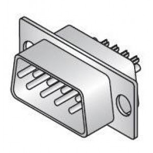 L717-DD50P-U, Стандартные соединители D-Sub  50P PLUG PCB FIXED MACHINED