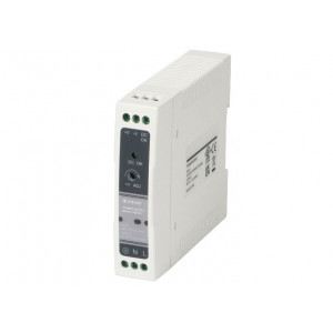 Источник питания 15 V DC/1,34 A, 902412, Источник питания, однофазный, 15 V DC/1,34 A, 20 W; диапазон входных напряжений: 90 - 264 V AC / 127 - 370 V DC; габариты (мм): 100х93х23, универсальный входной диапазон переменного тока, соответствует IEC 60950-1 Class2/ Pass LPS, регулировка выходного н