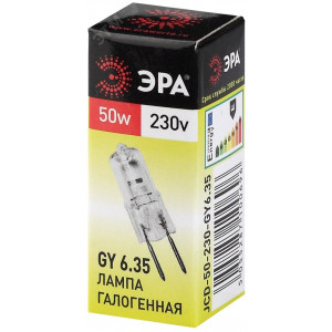 Лампочка галогенная GY6.35-JCD-50W-230V GY6.35 50Вт капсула теплый белый свет(кр C0027374