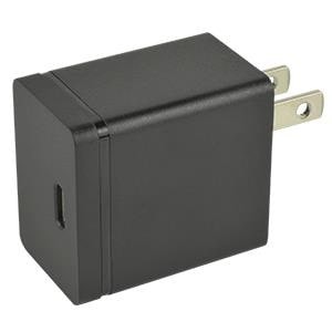 SWC15-S5-NB, Адаптеры переменного тока настенного монтажа 15W 5V 3A BK NA, 2-PIN USB C 3.1