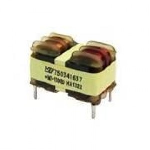 750341637, Common Mode Filters / Chokes MID-DC16US 25mH 10kHz 1.35 Ohms max