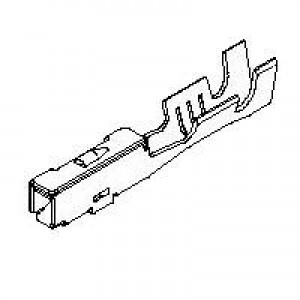 50654-1001 (Loose Piece), Проводные клеммы и зажимы 1.0 040SR Crimp Rec Loose PC