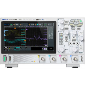 DHO804, Осциллограф цифровой 4 канала, 70 МГц, 1,25 Гвыб/с, сенсорный дисплей, 12бит АЦП