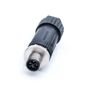 M12S-04BMMB-SL7002, Кабели для датчиков / Кабели для приводов M12 Plug 4P Male S Code