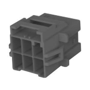 5-2232264-3, Проводные клеммы и зажимы 2x3 cap housing dgr panel mount Key A