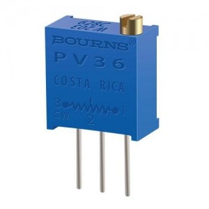 PV36X201C01B00, Подстроечные резисторы - сквозное отверстие 200ohms 10mm Square 25turns