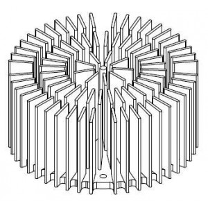 LMH020-HS00-0000-0000001, Радиаторы для светодиодов Heat Sink for LMH02