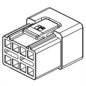 HB03P008PZ1, Сверхмощные разъемы питания 8P Pin Housing