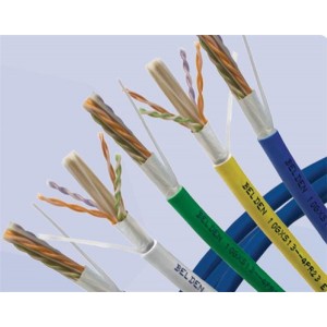 10GXS12 0091000, Многожильные кабели 23AWG 4PR CMR CAT6 1000FT SPOOL WHITE