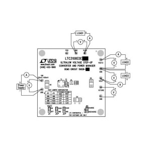 DC1582B-B, Средства разработки интегральных схем (ИС) управления питанием LTC3108EDE-1 Demo Board - Ultralow Volta