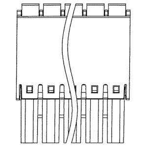 NL04105200G0G, Съемные клеммные колодки NL-3.5-2*2P Green(RAL6018/T) Without flange