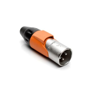 AX3M3M, Разъемы XLR 3P PIN M PLUG ORANGE MARK SLEEVE