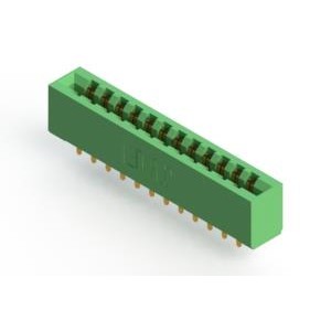 305-024-521-501, Стандартные краевые разъемы 305 Series (.156" (3.96mm) contact spacing) Card Edge Connector with 24 P.C Tail type contacts. The tails are .046" x .013" (1.17mm x 0.33mm) and .125" (3.18mm) long in a Double Row formation. The Insulator is Green in color with a .330" (8.38mm) dee