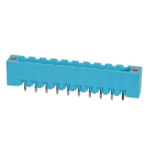 TBP01R2W-508-10BE, Съемные клеммные колодки Terminal block, pluggable, w screw lock, 5.08, receptical, 10 pole, blue