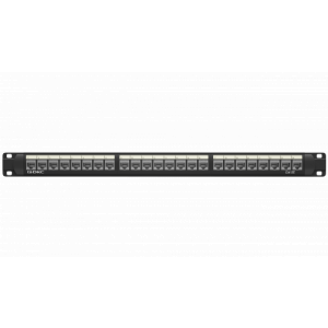 Патч-панель 19",1U,CAT5E, 24 модуля RJ45, экранированная RN5PPF24