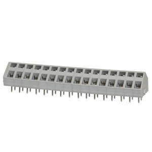 TBL007A-500-16GY, Фиксированные клеммные колодки Terminal block, screwless, 5.00, 45 , 16, Gray