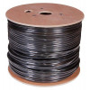 Кабель витая пара F/UTP кат.5E 4х2х24AWG solid CU PE Outdoor черн. (м) 01-0146