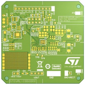 STEVAL-ISB68RX, Средства разработки интегральных схем (ИС) управления питанием Qi-based wireless power receiver for Baseline Power Profile (BPP) applications up to 5 W using STWLC68