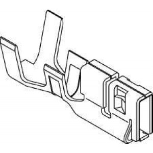 56134-9000 (Mouser Reel), Проводные клеммы и зажимы CRMP TERM 22-28G F Reel of 1000