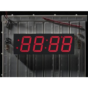 1264, Принадлежности Adafruit  Red 7-Segment Clock Display