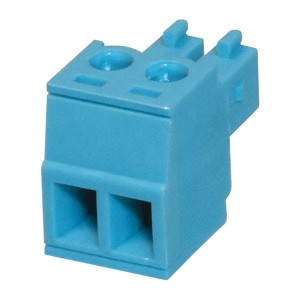 TBP02P1-381-02BE, Съемные клеммные колодки Terminal block, pluggable, 3.81, plug, 2 pole, slotted screw, blue
