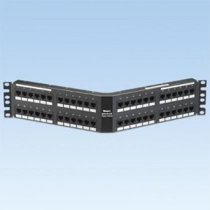 DPA48688TGY, Модульные соединители / соединители Ethernet Punchdown Patch Panel Cat6 Angled 48