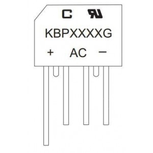 KBPC2504-G, Мостовые выпрямители VR=400V, IO=25A