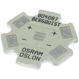 804087, Термальные платы (MCPCB) Thermal Clad Power LED IMS Substrate, Footprint = Osram Oslon, Star Board (1-up), TCLAD LED IMS Series, IDH 2188493