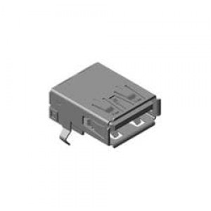 48405-0004, USB-коннекторы USB 3.0 F/A STD RA REC CH=3.91 G/F