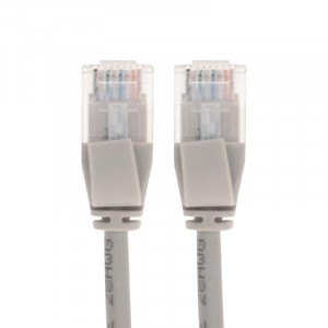 Патч-корд U/UTP CAT 6A (10G) RJ45-RJ45 28AWG LSZH сер. 1м 02-0380-1