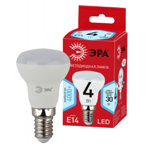 Лампа светодиодная ECO LED R39-4W-840-E14 (диод, рефлектор, 4Вт, нейтр, E14) (10/100/4900) Б0020632